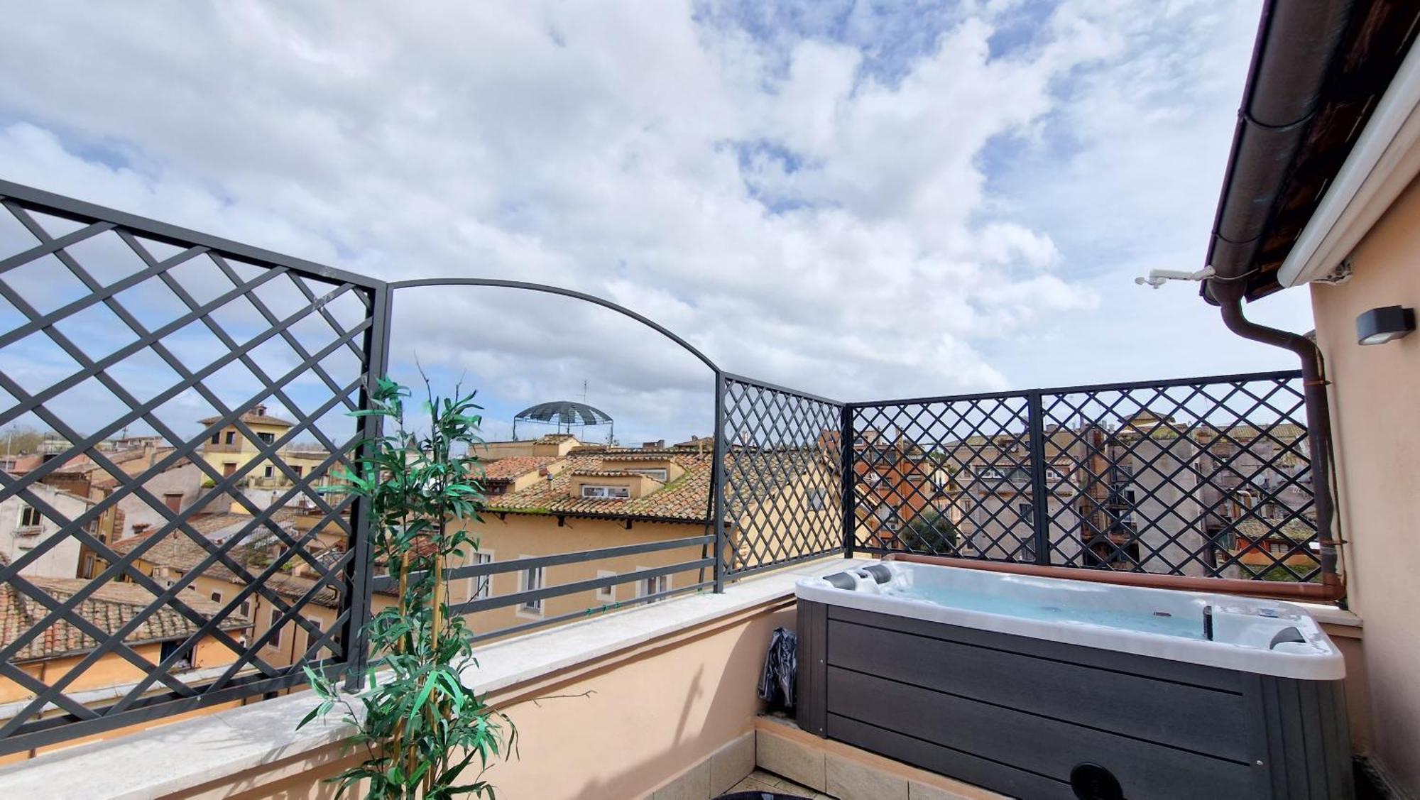 Luxury Top Floor In Trastevere Rome Extérieur photo